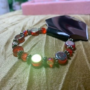 Hand beaded bracelet